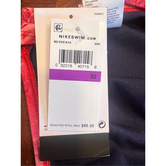 Nike Swim 6 Hydrastrong Team USA Olympics Women Racerback One-Piece 32 - Picture 6 of 6